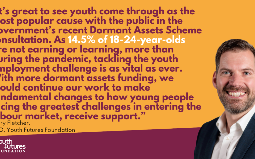 Youth endorsed in Dormant Assets Scheme consultation