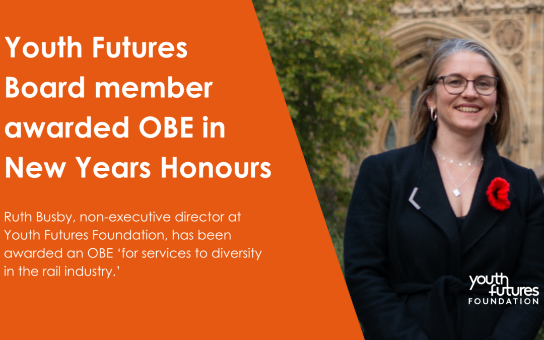 Youth Futures Board member awarded OBE in New Years Honours